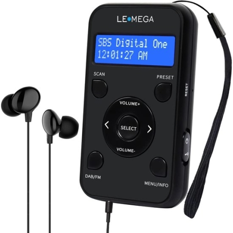 Radio , 100% nieuw -Lichtgewicht / douche-radio - DRAAGBAAR EN COMPACT