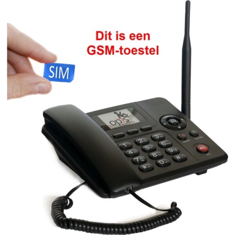 Opis Purophone 4G MOBILE Vaste Telefoon met SIM - 4G - Bureau GSM