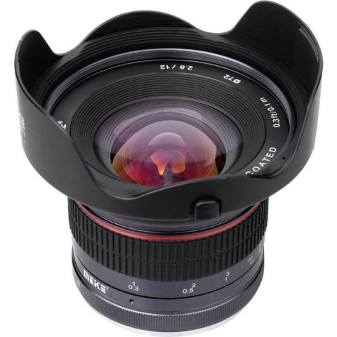 Meike 12mm F2.8 MILC Groothoeklens Zwart