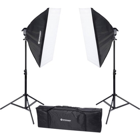 Bresser Fotostudioset - BR-2246B - Incl. 2 Softboxen & Lamphouders