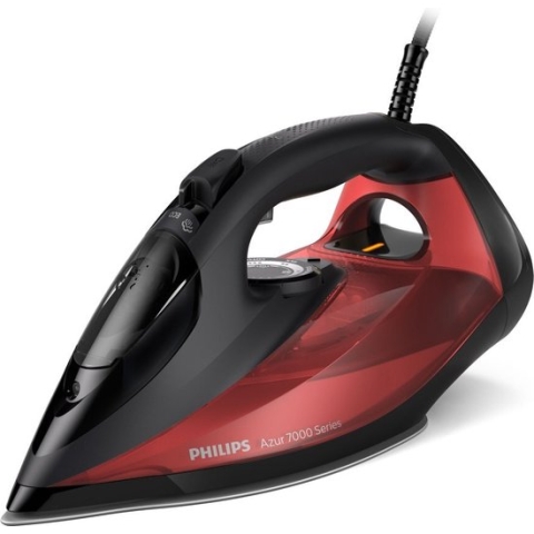 Philips Dst7022/40 7000 Series Hv-Stoomstrijkijzer Zwart/Rood