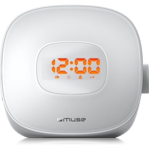 Muse ML-198CR - Wekkerradio met wake-up lamp en natuurgeluiden