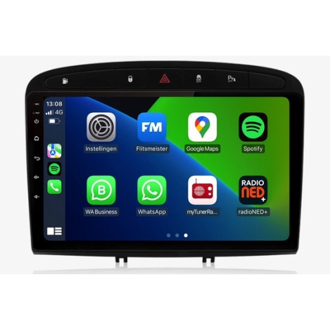 Peugeot 308 | 408 Autoradio | 2007 t/m 2020 | CarPlay
