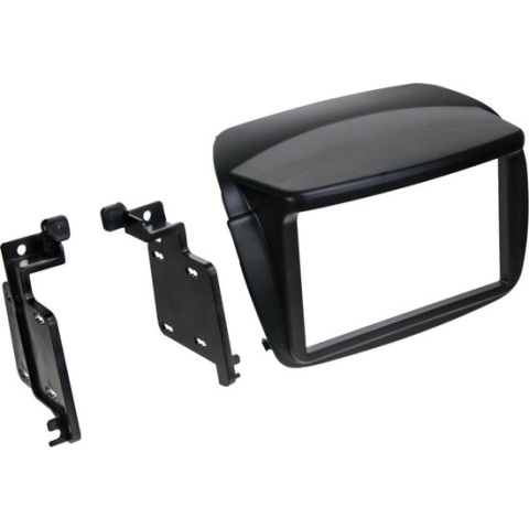 2-DIN Paneel Fiat Doblò - Opel Combo - Kleur: Zwart