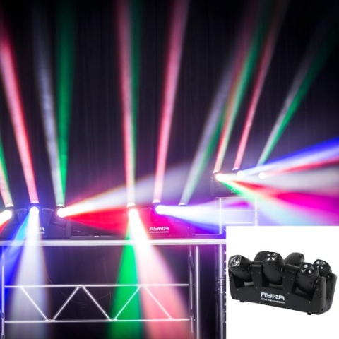 Ayra ERO Hexabeam bewegend LED lichteffect