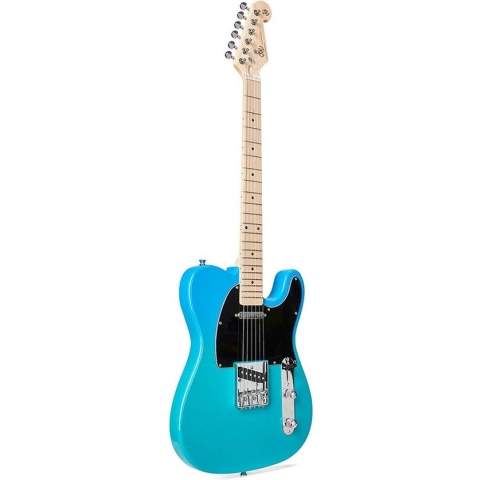 Elektrische gitaar SX Modern Series Blue Glow SEM2/BG incl. Gigbag