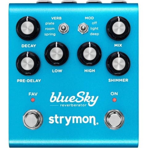 Strymon Blue Sky V2 Reverberator - Reverb - Blauw