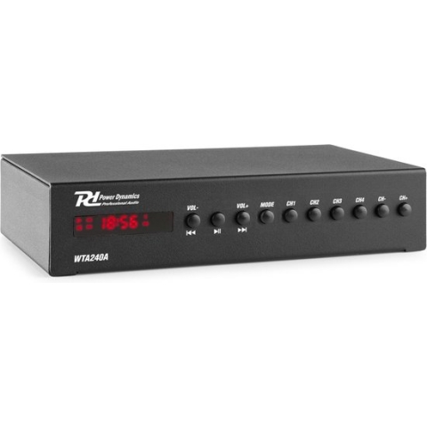 Stereo versterker audio - Power Dynamics WT240A - Hifi versterker met Bluetooth en wifi - 80W