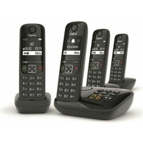 Landline Telephone Gigaset AS690A Quattro Black