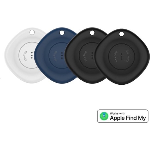 4smarts SkyTag Bluetooth Tracker 4-Pack (Zwart/Wit/Blauw)