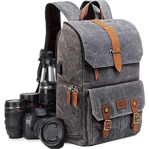 Cameratas – luxe camera rugzak – duurzaam – lichtgewicht – ruim