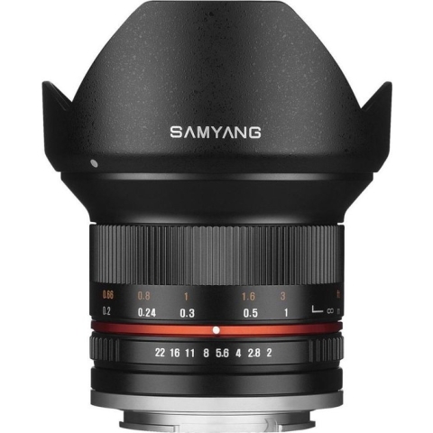 Samyang 12mm - F2.0 Ncs Cs - Prime lens - Geschikt voor Fujifilm X - Zwart