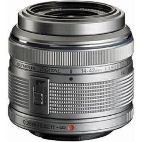 Olympus M ZUIKO Digital - Lens - ED 14-40 mm - 1:3.5 - 5.6 II R - Zilver