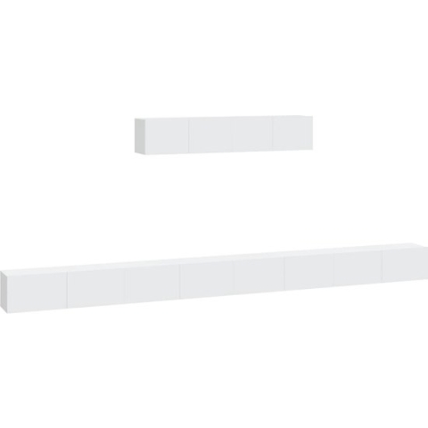 vidaXL-6-delige-Tv-meubelset-bewerkt-hout-wit