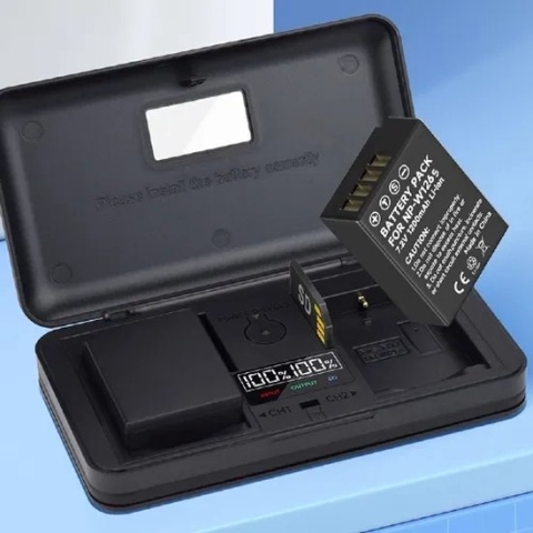 Mcoplus Acculader Duo USB (voor Fujifilm NP-W126) SD