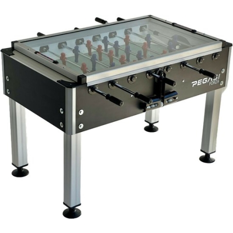Pegasi Voetbaltafel Forza Pro - Zwart - Kickertafel - Voetbaltafel