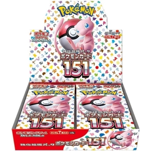 Pokemon kaarten - 151 set - JAPANESE BOOSTERBOX