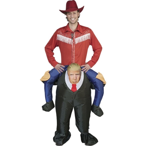Opblaasbaar kostuum  - Verkeeldkleding -  Trump