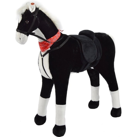 Pink Papaya Staand Paard Amadeus - 105 cm