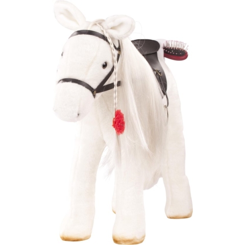 Götz poppenaccessoire wit paard H37cm