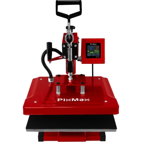 PixMax Swing Transferpers Hittepers - 38 x 38 cm - Touchscreen - Timer 0-999 sec - tot 250°C – Sublimatie