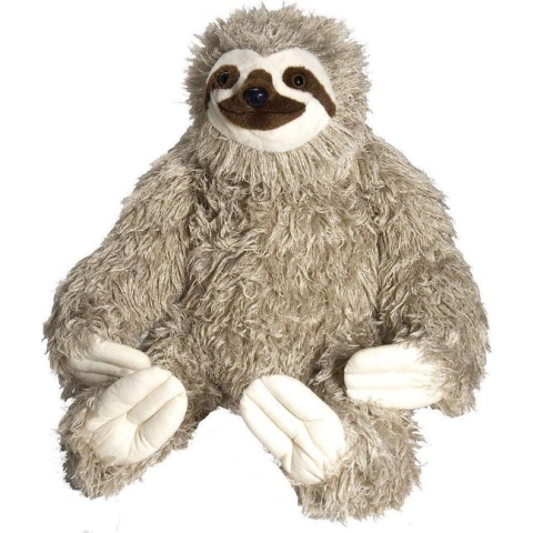 Wild Republic Knuffel Luiaard Junior 76 Cm Pluche Grijs/beige