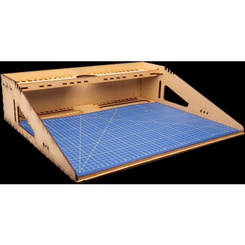 Italeri 50833 Werkstation voor Modelbouw - MDF - A3 Formaat Snijmat Houder