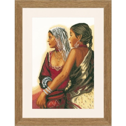 Telpakket kit Twee vrouwen - Lanarte - PN-0021201  O-VP