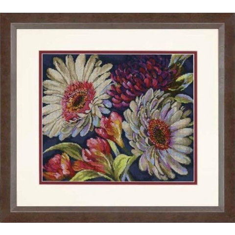 Fabulous Floral Aida telpakket - Dimensions