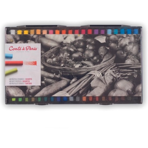 Conté à Paris Soft Pastels set 40 pastels