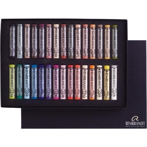 Soft pastel set heel 30 kleuren softpastels "portret" pastelkrijt