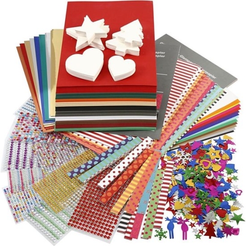 Kerstdecoratieset Karton 1160 Stuks Multicolor
