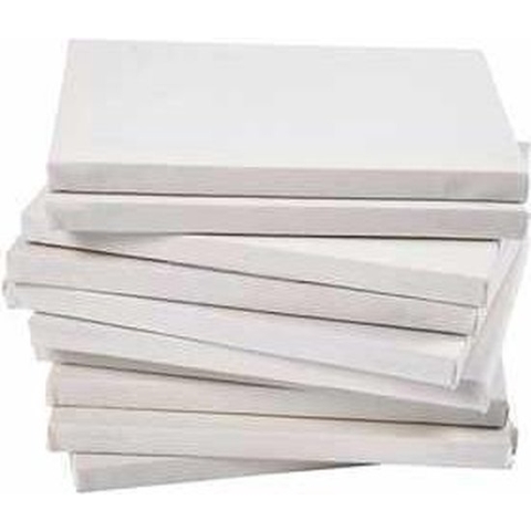 Gespannen canvas, D: 1,6 cm, A3, afm 29,7x42 cm, 280 gr, wit, 40 stuk/ 1 doos