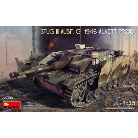 1:35 MiniArt 35388 StuG III Ausf. G 1945 - Alkett Prod. Plastic Modelbouwpakket