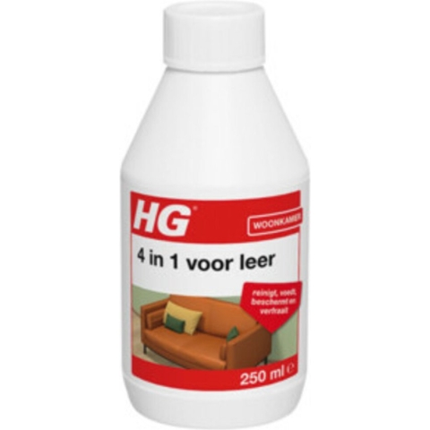 6x HG 4-in-1 Voor Leer 250 ml