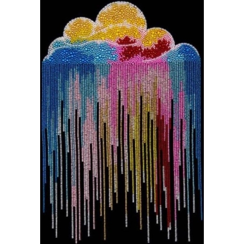 MiniArt Crafts, Rainbow Cloud, 44x29 cm (nivo: moeilijk)