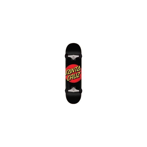 Santa Cruz Classic Red Dot 8.0 Black skateboard