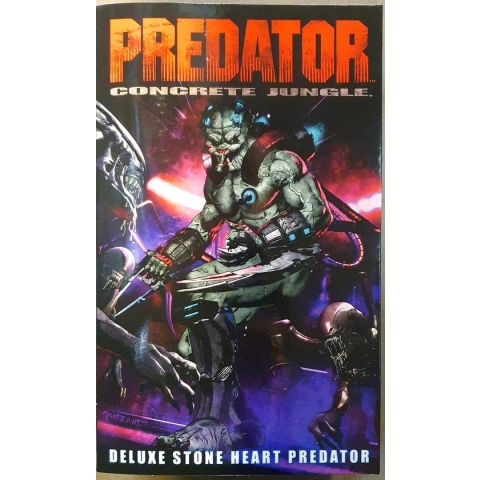 Neca Predator Concrete Junle - Deluxe Stone Heart Predator