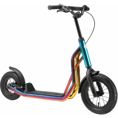 STAR SCOOTER autoped, 12 inch + 10 inch, chroom