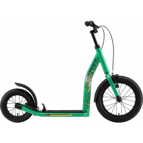 Bikestar New Gen Sport, autoped, 16 inch - 12 inch, groen
