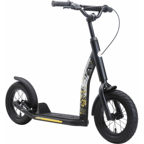 Bikestar New Gen Sport, autoped, 12 inch, zwart