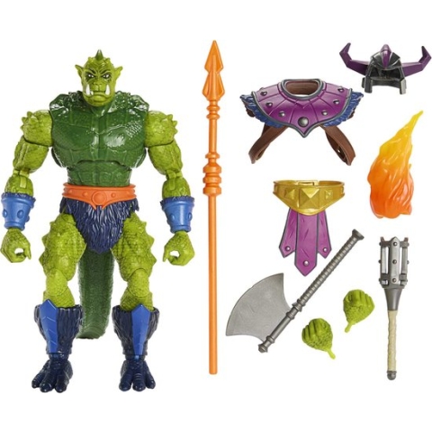 Mattel Whiplash 21 Cm Masters Of The Universe Figuur Groen