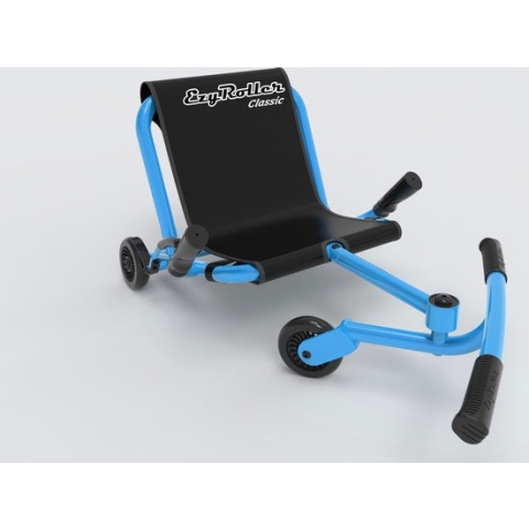 ezyroller blauw- skelter: ligfiets voor kinderen van Ca 3-14 jaar.