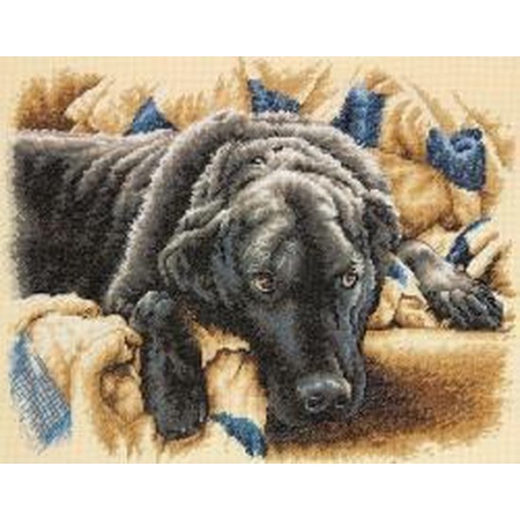 Borduurpakket guilty pleasures van dimensions  70-35321 hond