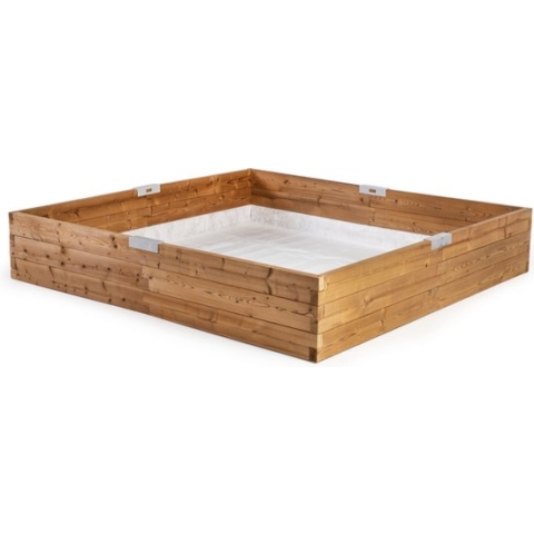 WITBOSCH - Zandbak - 210 x 210 x 37,5 cm - Duurzaam design - Thermowood