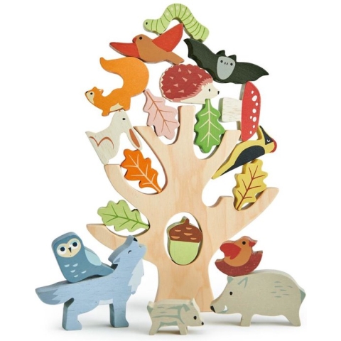 Tender Toys Stapelbos Junior 20 X 8 X 24 Cm Hout 20-delig