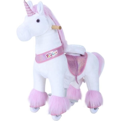 PonyCycle Eenhoorn Glitter Roze, Groot - Ux402‎‎
