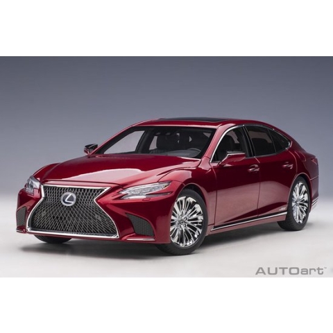 AutoArt 1/18 Lexus LS 500h, Morello Red metallic