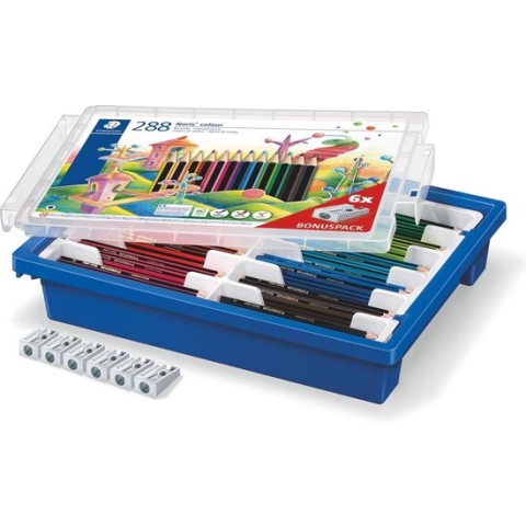 Noris colour kleurpotlood - klasdoos 288 suks