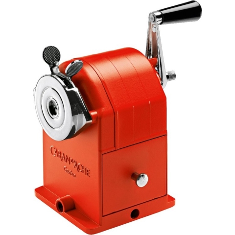 Caran d'Ache metalen puntenslijper tafelmodel rood